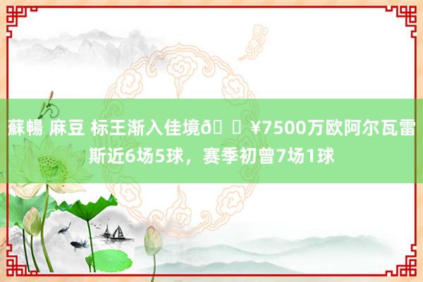 蘇暢 麻豆 标王渐入佳境🔥7500万欧阿尔瓦雷斯近6场5球，赛季初曾7场1球