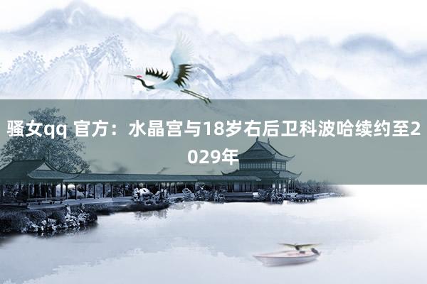 骚女qq 官方：水晶宫与18岁右后卫科波哈续约至2029年